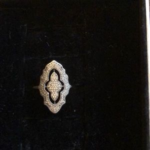 Vintage inspired Pandora Silver Ring
